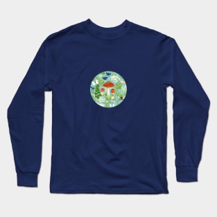 In my garden (soft blue) Long Sleeve T-Shirt